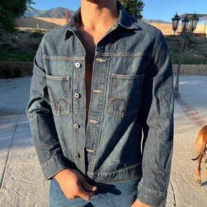 Vintage Guess blue denim jacket Large